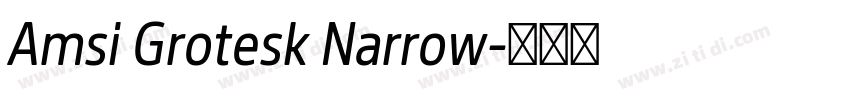Amsi Grotesk Narrow字体转换 Amsi Grotesk Narrow字体转换